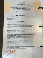 Walt Disney World Dolphin Resort menu