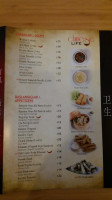 Chinese Life menu