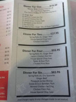 Diamond Valley Restaurant menu