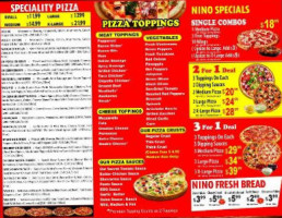 Nino Pizza Smithville menu