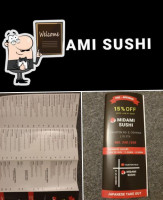 Midami Sushi menu