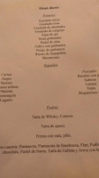 Cafe Generalife menu