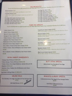 La Salle Cafe Luna Inc menu