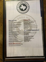 Football Field Sports And Grill menu