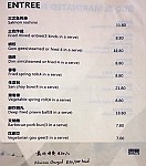 King Dynasty menu