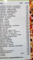 Demiri menu