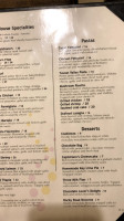 Capistrano's Trattoria menu