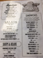 Sue's Touch Of Country menu