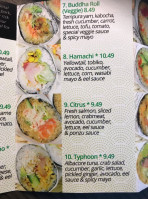 Sushi Burrito On 8th menu