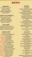 Tacos El Rey menu