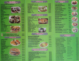 Taqueria El Dorado menu