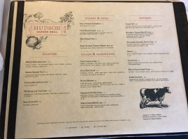 Hudson Garden Grill menu
