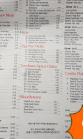 Bill's Chinese Restaurant menu