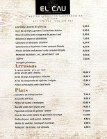 El Cau menu