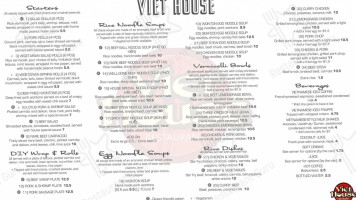 Viet House (back Of Building) menu