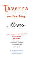 Taverna On The Bay menu