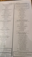 The Mimosa House menu