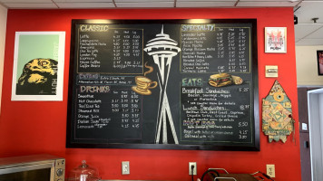 The Seattle Grind menu
