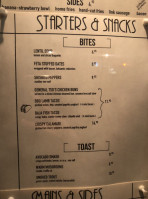The Quarter menu