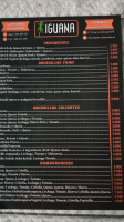 Iguana Calabardina menu