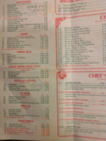 China Inn menu