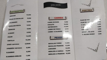 Café Parada Badás menu