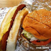 Five Guys Burgers Fries food