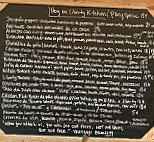 Liberty Kitchen menu