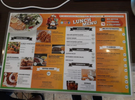 Mr B's menu