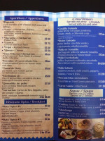 Antojitos Centroamericanos menu