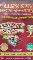 Terry's Royal Pizza food