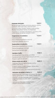 Xiringuito menu