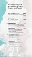 Xiringuito menu