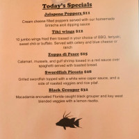 Spearfish Grille menu