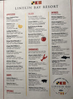 Deck Grill At Linekin Bay Resort menu
