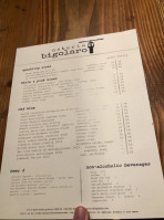Osteria Bigolaro menu