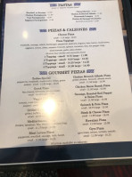 Zorba's Pizza Pub menu