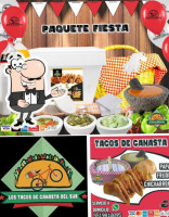 Los Tacos De Canasta Del Sur food