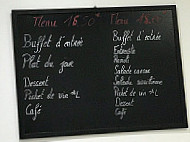 Les Lanciers menu