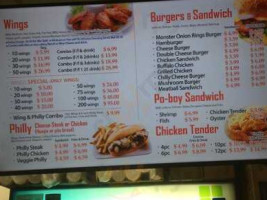 Grub Shack menu