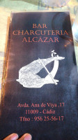 Charcuteria Alcazar menu