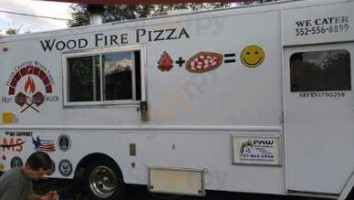 Hot Box Pizza Truck inside