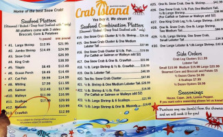 Crab Island Seafood Market (toledo) menu