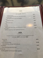 Pho Lê menu