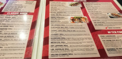 Rock N Roll Sushi menu