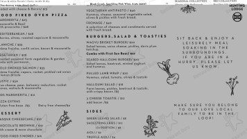 The Hunting Lodge Winery menu