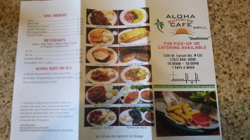 Aloha Sunrise Cafe menu