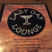 The Lazy Oaf Lounge inside