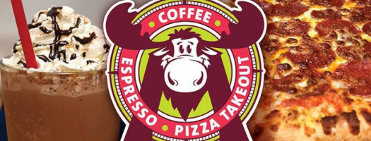 Moose Junction Coffee Pizza food