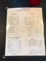 Fratelli's Italian Grill menu